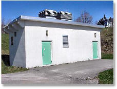 The Main Pumping Station is located behind the Wastewater Treatment Plant