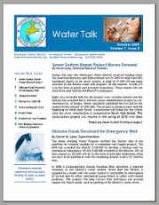 Water Talk - Newsletter of the Winterport Water District